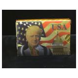 Donald Trump gold playing cards by Kalifano
