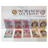 Vintage 1959 topps 10 card lot