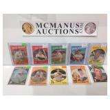 Vintage 1959 topps 10 card lot