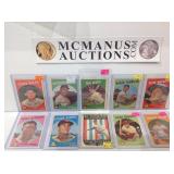 Vintage 1959 topps 10 card lot