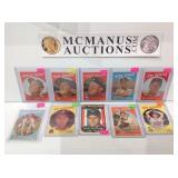 Vintage 1959 topps 10 card lot