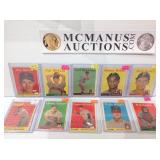 Vintage 1958 topps 10 card lot