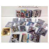 Mixed sports cards with stars