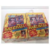 2 1991 donruss sealed baseball cards