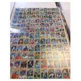 Baseball card sheets