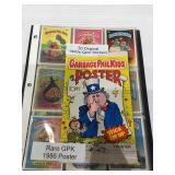 Garbage pail kids sticker lot & poster