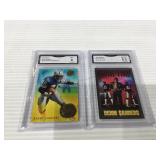 Gma graded Barry sanders & deion sanders lot