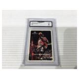 1998 upper deck mvp Michael Jordan gma graded 9
