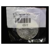 1998 American Silver Eagle, (sealed)