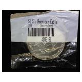 1996 American Silver Eagle, (sealed)