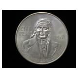 1978 Silver 100 Pesos Coin