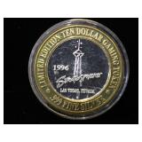 1996  .999 Silver Stratosphere  $10 Silver Strike