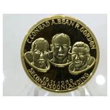 29.6g , .986 Fine GOLD APOLLO XII Commemorative