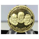 7.9g GOLD, .986Gold Apollo XII 1969 Commemorative