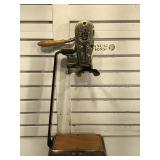 Brass / oak Bar mechanical corkscrew, vg