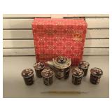 Vintage Chinese tea Set in Original Box