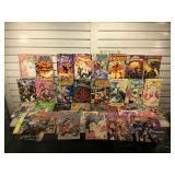 35 Mixed title comic books, most vg condition,