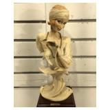 G. Armani Flapper Girl bust, 13 in H, Art Deco