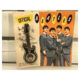 Official Beatles Guitar Pin, Ringo Starr, 1964
