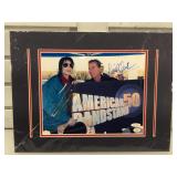 Michael Jackson and Dick Clark autographed photo