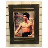 Bruce Lee Autographed movie still photo, with COA