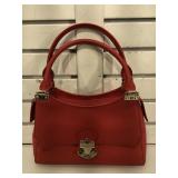 Moschino (Love) Red  Snap latch lock handbag,