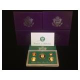 2-1988,2-1991 & 1-1995 US Mint Proof Sets