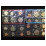 2- 1972 & 2- 1997  s Mint Uncirculated Coin Sets