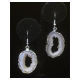 Geode Slice earrings