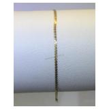 14k GOLD chain bracelet, 1.4g