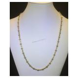 14k Gold  chain necklace , 22 in. Length, 26g