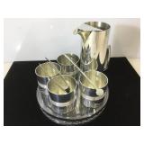 Boardman Fine pewter cocktail set , new in boxes,