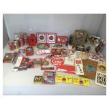 Generous lot of Coca Cola Collectibles, many nip