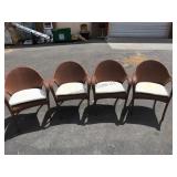 Genuine Dedon designer outdoor chairs - signed
