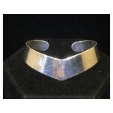 Sterling cuff bracelet, 14.3g