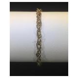 Sterling chain bracelet, 4.4g