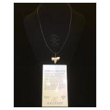Fossilized Shark Tooth necklace on leather