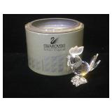 Swarovski crystal rooster w/ original box, approx
