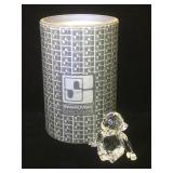 Swarovski crystal monkey w/ original box, approx1