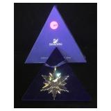 Swarovski crystal snowflake ornament w/ original