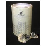 Swarovski crystal whale w/ original box, over 3