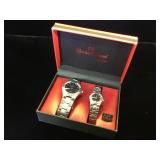 Set of His & Hers CR  Charles Raymond watches, W/
