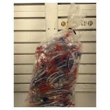 Lg bag of Twirly Whirley Red White. blue, toys,