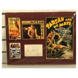 John Sheffield Autograph card with Tarzan Movie