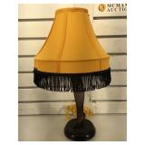 Miniature Christmas  Story leg lamp with tassel