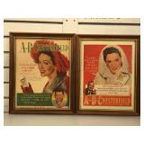 2 Chesterfield Cigarette vintage magazine ad tear