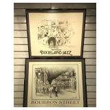 2 New Orleans Jazz prints, by Don Daley, and