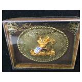Vintage Budweiser Rodeo buckle, Orig. box,