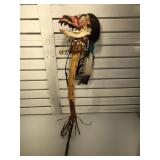 Native American style bone skull head ceremonial