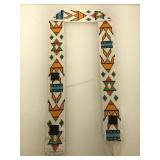 Native American style 36 in beaded sash